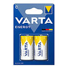 Varta 2-st Alkaliskt Batteri R14 (Type C) Energy