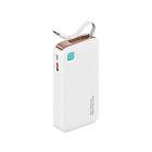 Usams US-CD224 Powerbank 10000mAh 20W Med USB-C Kabel