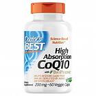 Doctor's Best CoQ10 med hög absorption med BioPerine 200 mg 60 kapslar