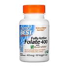 Doctor's Best Fullt aktivt folat 400 med Quatrefolic 400 mcg 90 kapslar