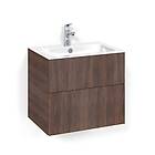 Macro Design Crown Line Servantskap 2 Skuff med Light Servant Brun ask 60cm 8