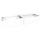 VikingBad Servantskap Fingergrep MIE Demi Mål: B(60-180)Xh46xd29 cm Hvit 160cm