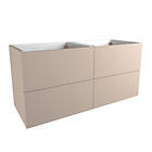 VikingBad MIE Trend Servantskap B60-180cm Varm Beige 120cm Dobbel 4skuff