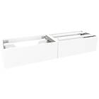 VikingBad Servantskap Slett MIE Demi Mål: B(60-180)Xh46xd29 cm Hvit Matt 160cm