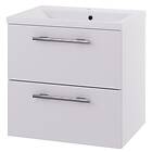Linn Bad Ingrid D45cm Servantskap Svart Matt 120cm Høyre