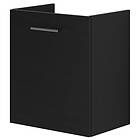 Dansani Mido+ Slim Servantskap 1 dør B50xd35cm Uten Servant Svart Struktur 50cm 