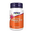 Now Foods D3-vitamin, 2000 IE 30 mjuka kapslar