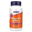 Now Foods Mega D3 & MK-7 120 kapslar