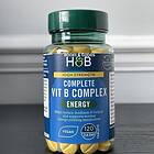 Holland & Barrett Högstyrka Komplett Vitamin B-Komplex 120 tabletter