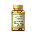 Puritan's Pride Superpotent D-vitamin D3 50 mcg 200 mjuka kapslar
