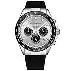 Stührling Original 4042,1 Aquamaster Silverfärgad/Gummi Ø42 mm