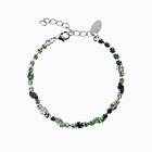 Caroline Svedbom Antonia Armband Green Combo (Rhodium)