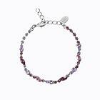 Caroline Svedbom Antonia Armband Violet Combo (Rhodium)