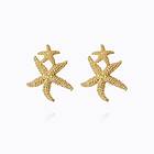 Caroline Svedbom Sea Star Twin Örhängen (Guld)