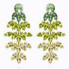 Caroline Svedbom Bonnie Örhängen/ Lime Combo (Rhodium)