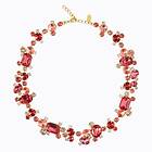 Caroline Svedbom Noora Halsband Mulberry Red Combo (Guld)
