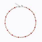 Caroline Svedbom Calanthe Halsband/ Peach Combo (Rhodium)