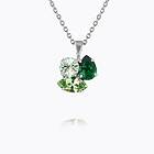 Caroline Svedbom Ana Halsband Majestic Green Combo (Rhodium)