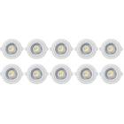 Westal Downlight Nedljus 7W 650Lm 27,3,4K Vit 10-pack Wld Fr72 Flex Tilt FR72