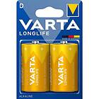 Varta Batteri Alkaliska Longlife LR20/D 2-Pack