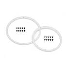 HPI Racing Wheel Bead Lock Rings (White/For 2 Wheels)