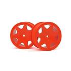 HPI Racing Ultra 7 Wheels Orange 30Mm (2Pcs