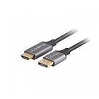 Lanberg DisplayPort till HDMI Kabel 4K 1m