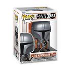 Funko POP! Vinyl Figure: The Mandalorian Mando w/Darksaber