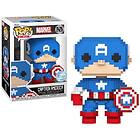 Funko POP! Vinylfigur: Marvel Captain America (8-bit)