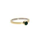 Blomdahl Ring GT Bezel Guld Emerald 19 mm