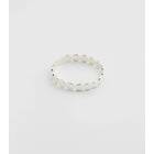 Syster P Beaches Flat Dot Ring Silver 17,5 mm