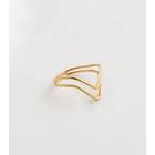 Syster P Tiny Arrow Ring Guld 13,5 mm