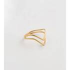 Syster P Tiny Arrow Ring Guld 16,5 mm