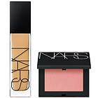 Nars Natural Longwear Foundation 30ml and Blush Orgasm 4,8g Bundle 