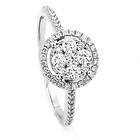 Haloring i 18K Vitguld med 0,45ct TW/SI Diamanter – MSI02W 55/17,5