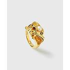 Syster P Moulded Big Ring Gold 18 mm