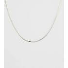 Syster P Herringbone Halsband Silver