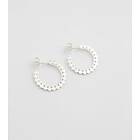 Syster P Beaches Small Flat Dots Örhängen Silver