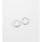 Syster P Beloved Fat Medium Hoops Örhängen Silver