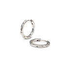 Ylva Li Petite Bertha Örhängen Light Champagne Silver 6032