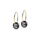Blomdahl Örhängen GT Ear Ring 14 mm, Round 8 mm, Black Diamond