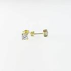 Örhängen 18K Guld 11726-YCZ 4 mm