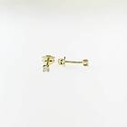 Örhängen 18K Guld 11726-YCZ 2 mm