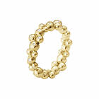 Georg Jensen GRAPE BAND RING GULD 0,17 CT 51