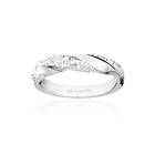 Sif Jakobs FERRARA ring vita Zirkoner (silver) 54