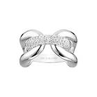 Sif Jakobs CAPRI TRE ring vita Zirkoner (silver) 58