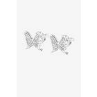 Carolina Gynning Petite papillion sparkling Örhängen Silver