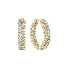 Sif Jakobs LIVIGNO CREOLO GRANDE EARRINGS Silver