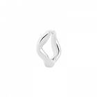 Maria Black Anil 8 Huggie Silver (One)