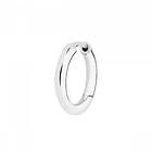 Maria Black Marco 10 Huggie Silver (One)